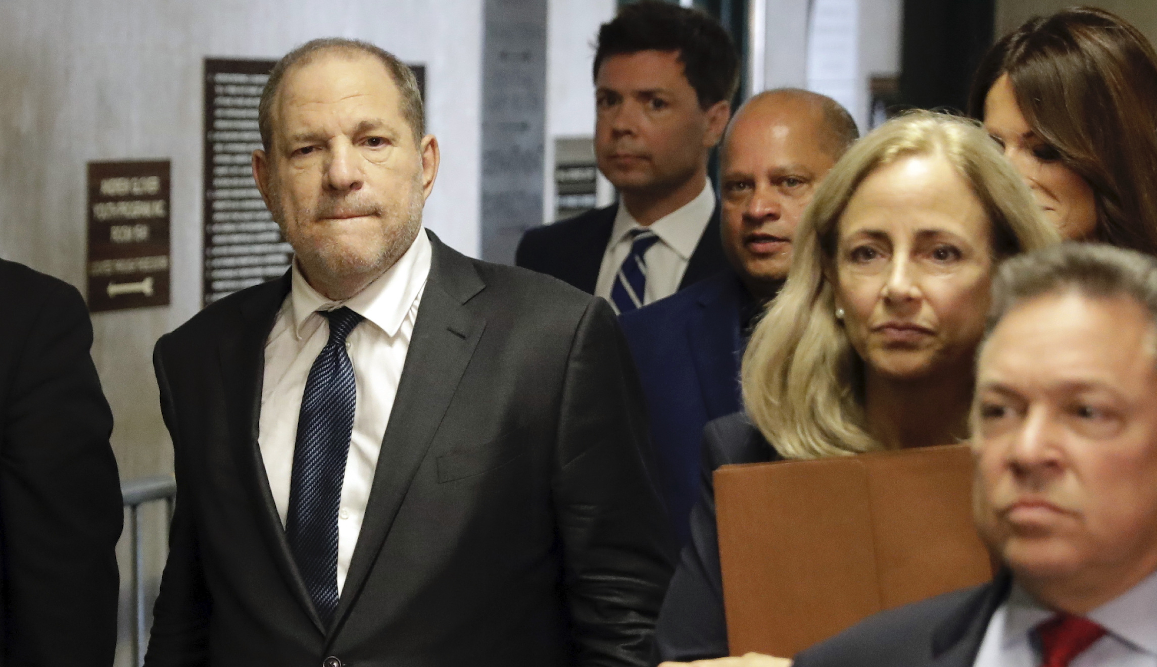 Women kicked out of comedy event after confronting Harvey Weinstein