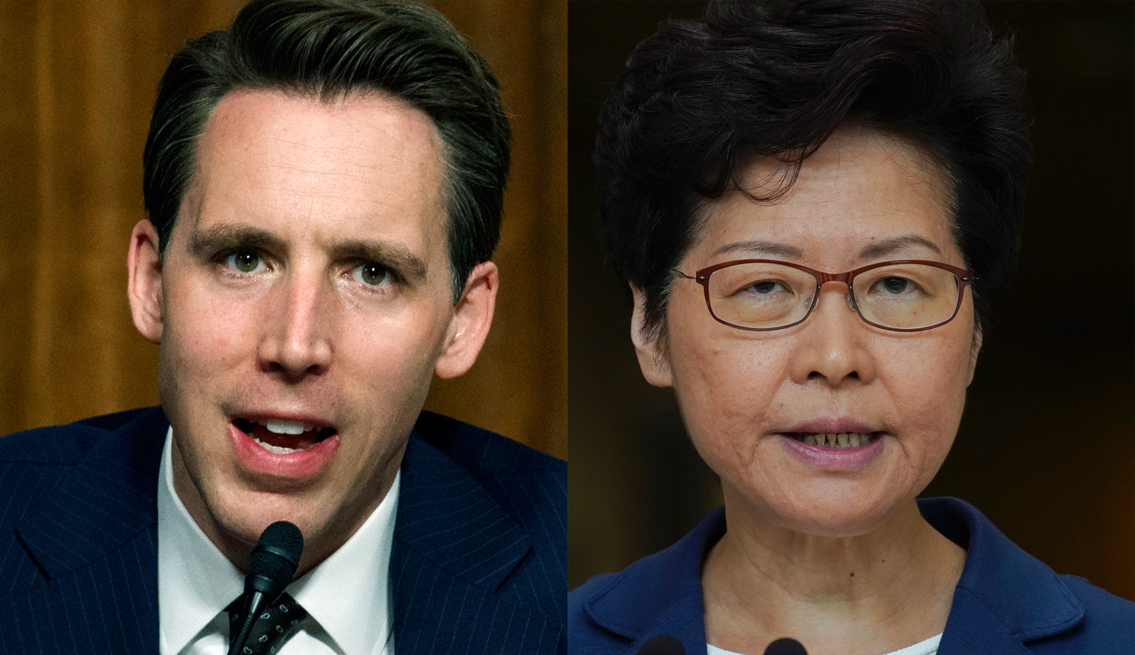 ‘Resign’: Josh Hawley and Hong Kong leader feud over whether her city is a ‘police state’