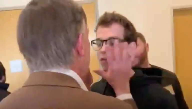 ‘No, no, no’: John Hickenlooper goes off on young climate activist
