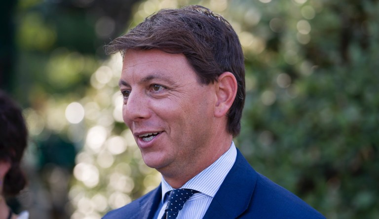 Deputy White House press secretary Hogan Gidley walks back to the West Wing after a television interview at the White House, Tuesday, Aug. 6, 2019, in Washington.