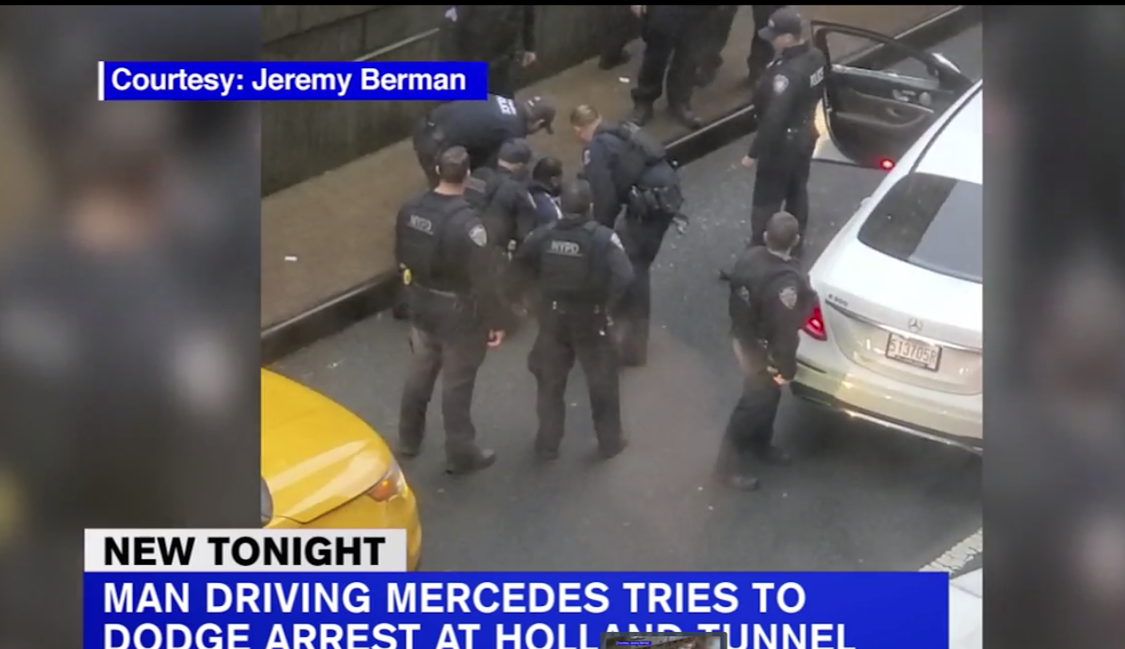 WATCH: Man arrested after high-speed chase through Holland Tunnel in NYC
