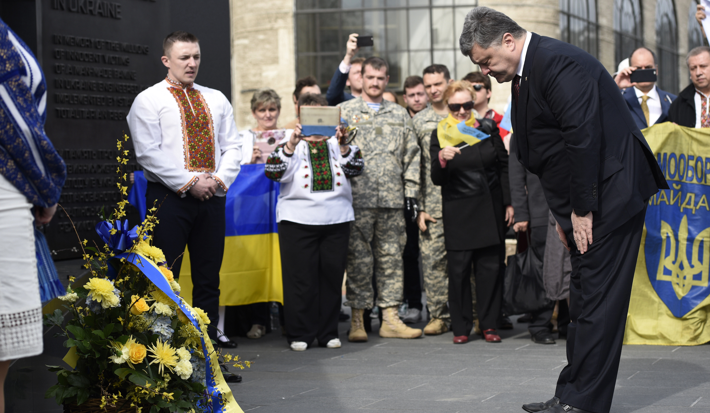 World leaders connect Stalin’s crimes to Ukraine’s current plight