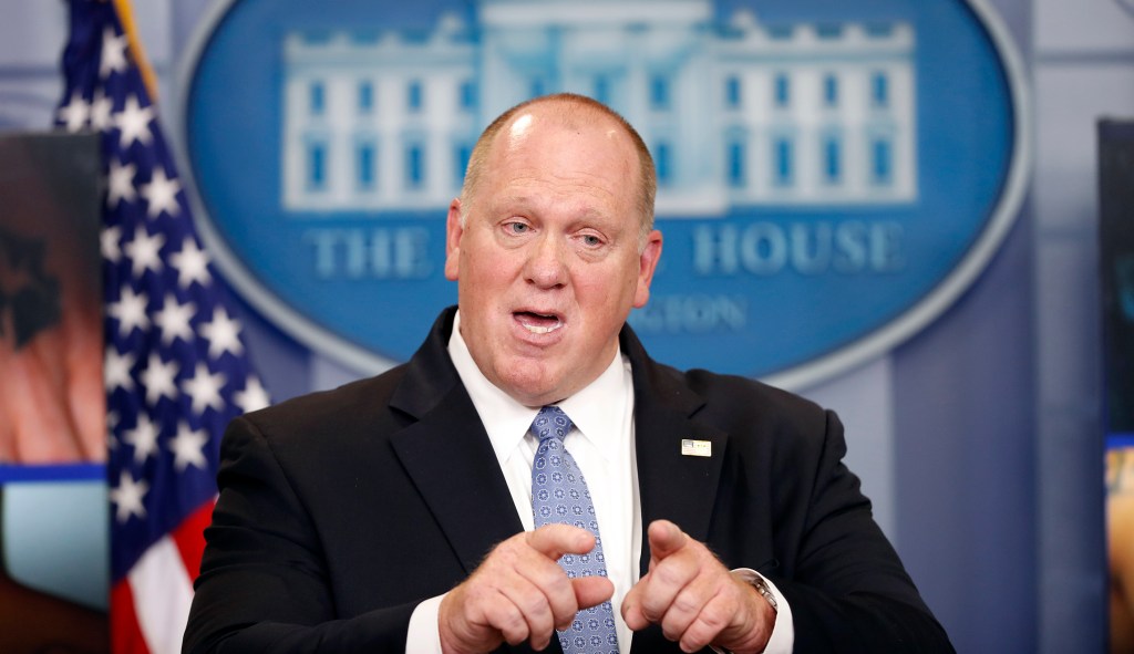 ICE chief Thomas Homan retiring in June