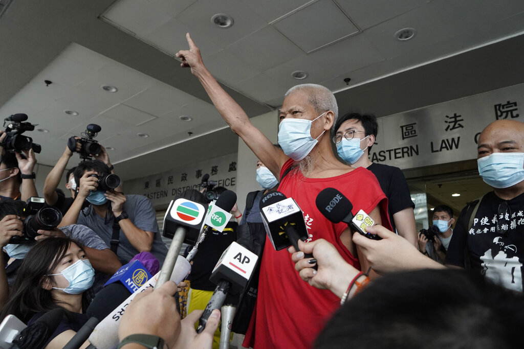 Hong Kong activist arrested before ‘Coffin Winter Olympics’ protest