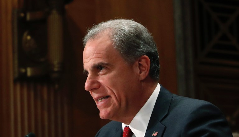 Department of Justice Inspector General Michael Horowitz testifies at a Senate committee on FISA investigation hearing, Wednesday, Dec. 18, 2019, on Capitol Hill in Washington.