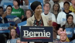 ‘Lock him up’ chants erupt at rally after Ilhan Omar claims Trump tries to ‘coddle white supremacists’