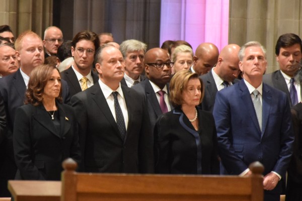 Harris, Pelosi, and McCarthy attend queen’s memorial service