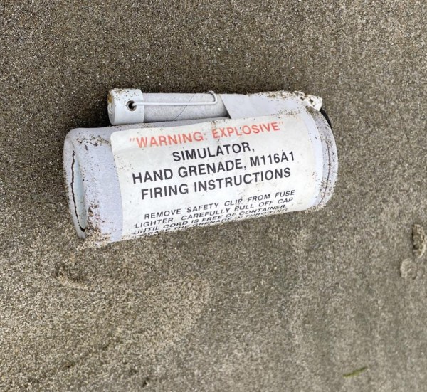 Grenades labeled ‘explosive’ washing ashore in Oregon