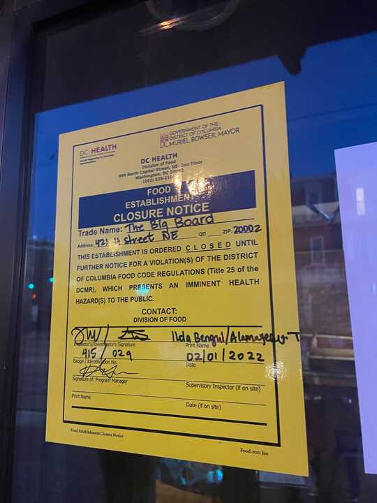 DC restaurant that defied COVID-19 mandates forced to close