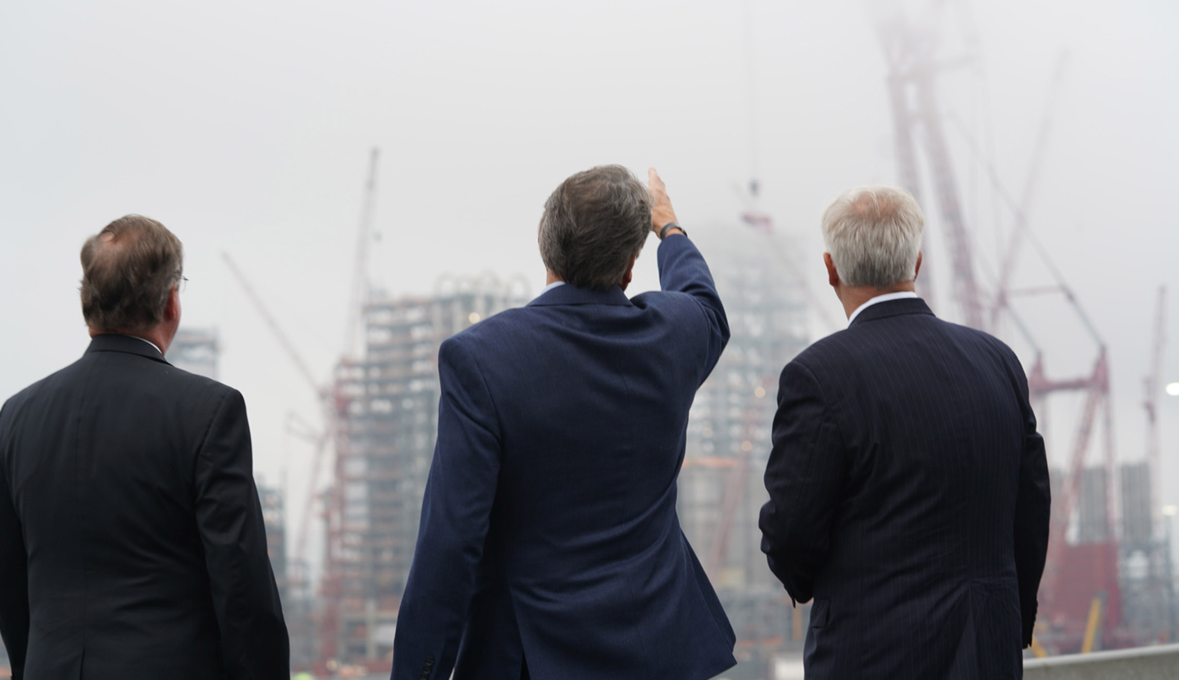 Energy Secretary Rick Perry is seen at the Shell cracker plant in Beaver County, Pennsylvania.