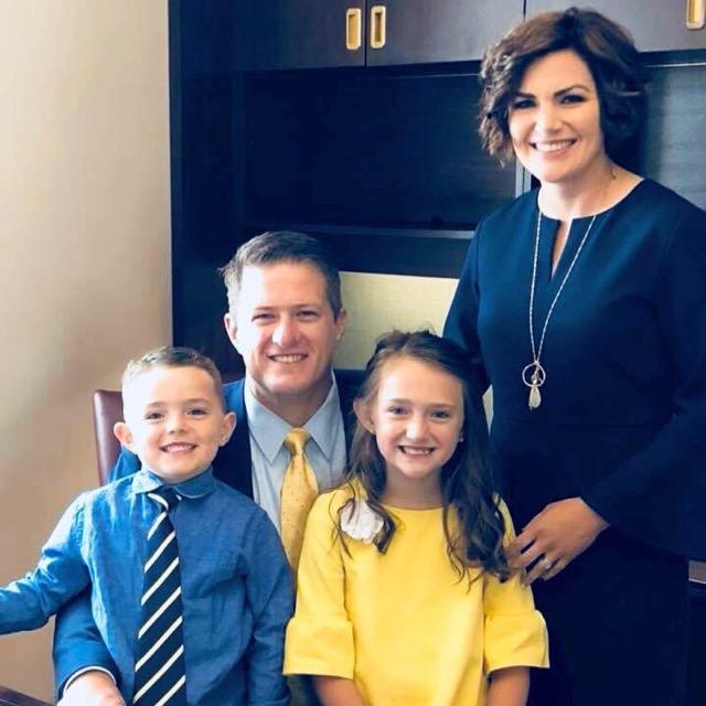 Pennsylvania state Rep. Tim O'Neal is pictured with his family.