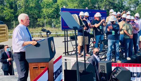 In Pennsylvania, Mike Pence lauds the shale industry