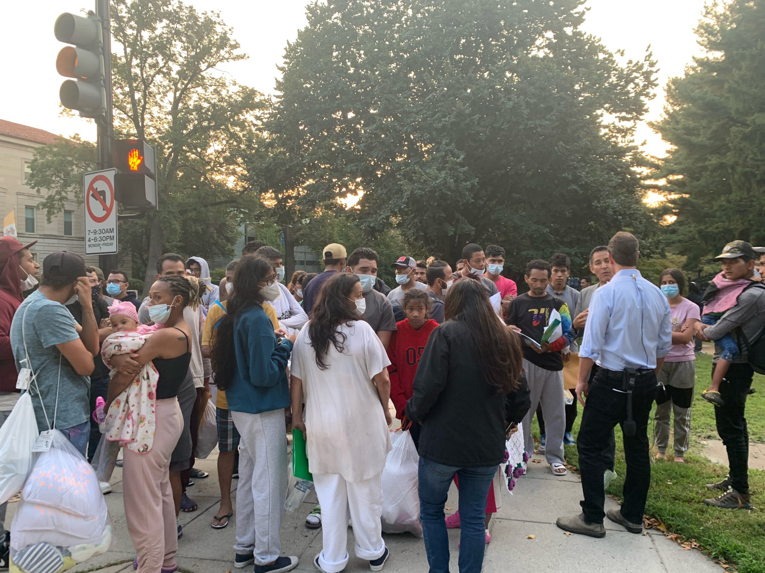 ‘Used as political pinatas’: Activists vow to block immigrant buses