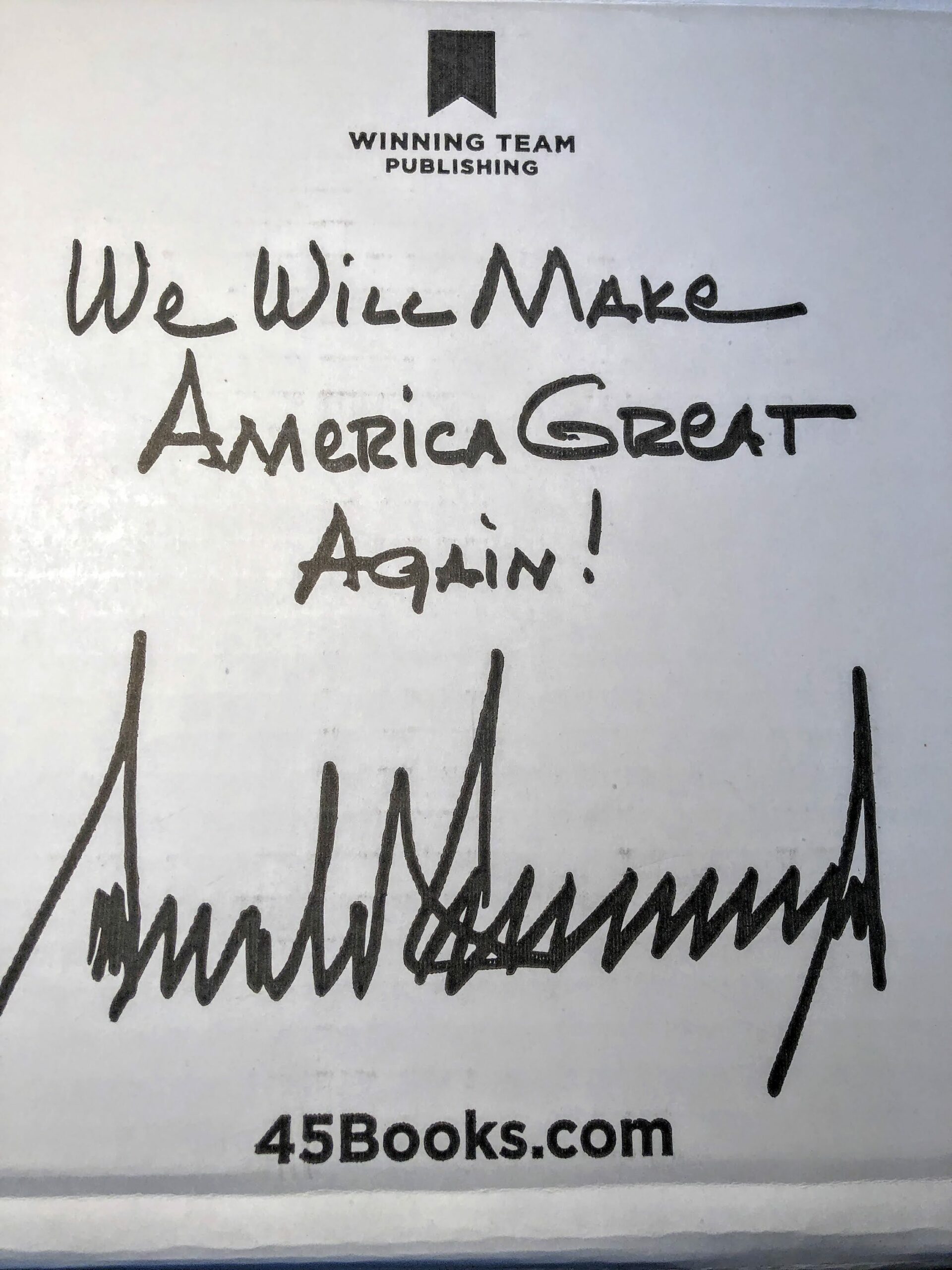 Buzz: 200,000 Trump books sold, Biden’s Senate page friend, Chuck Lewis auction