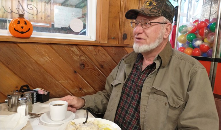 Bill Nichols, 71, says any threat to fracking would destroy the economy of Washington County, Pennsylvania.