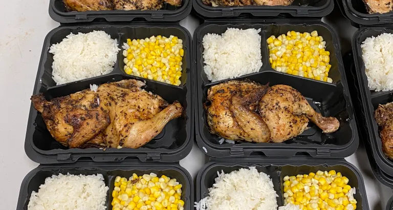 Happy food update for National Guard troops at the Capitol