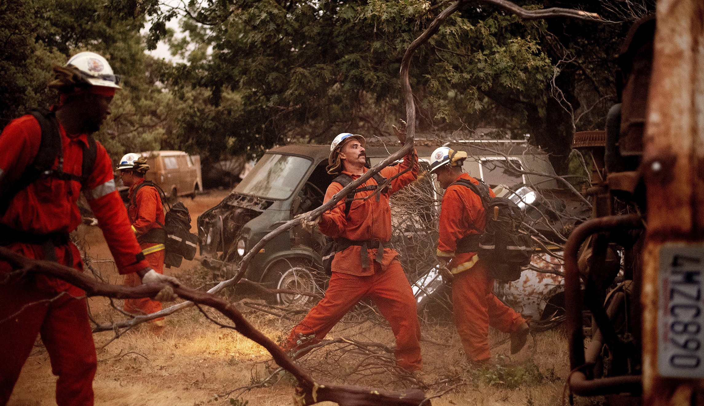 They fought wildfires as inmates, but California won’t let them become firefighters when free