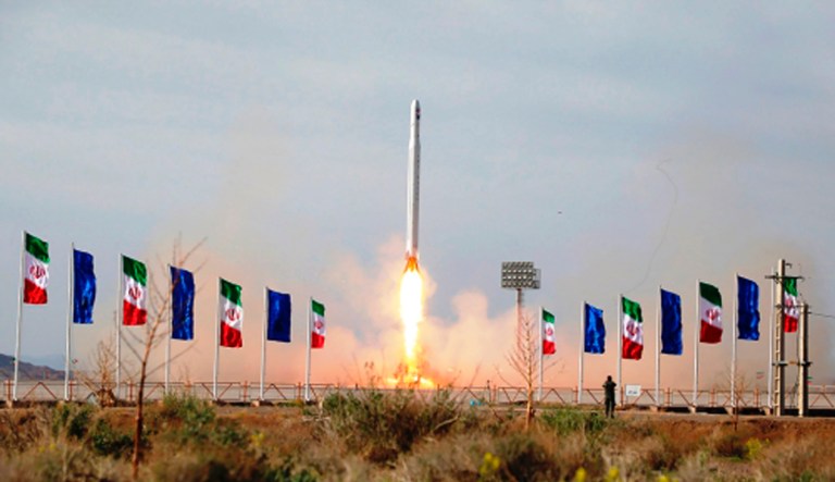 Iran says it launched its first military satellite into orbit