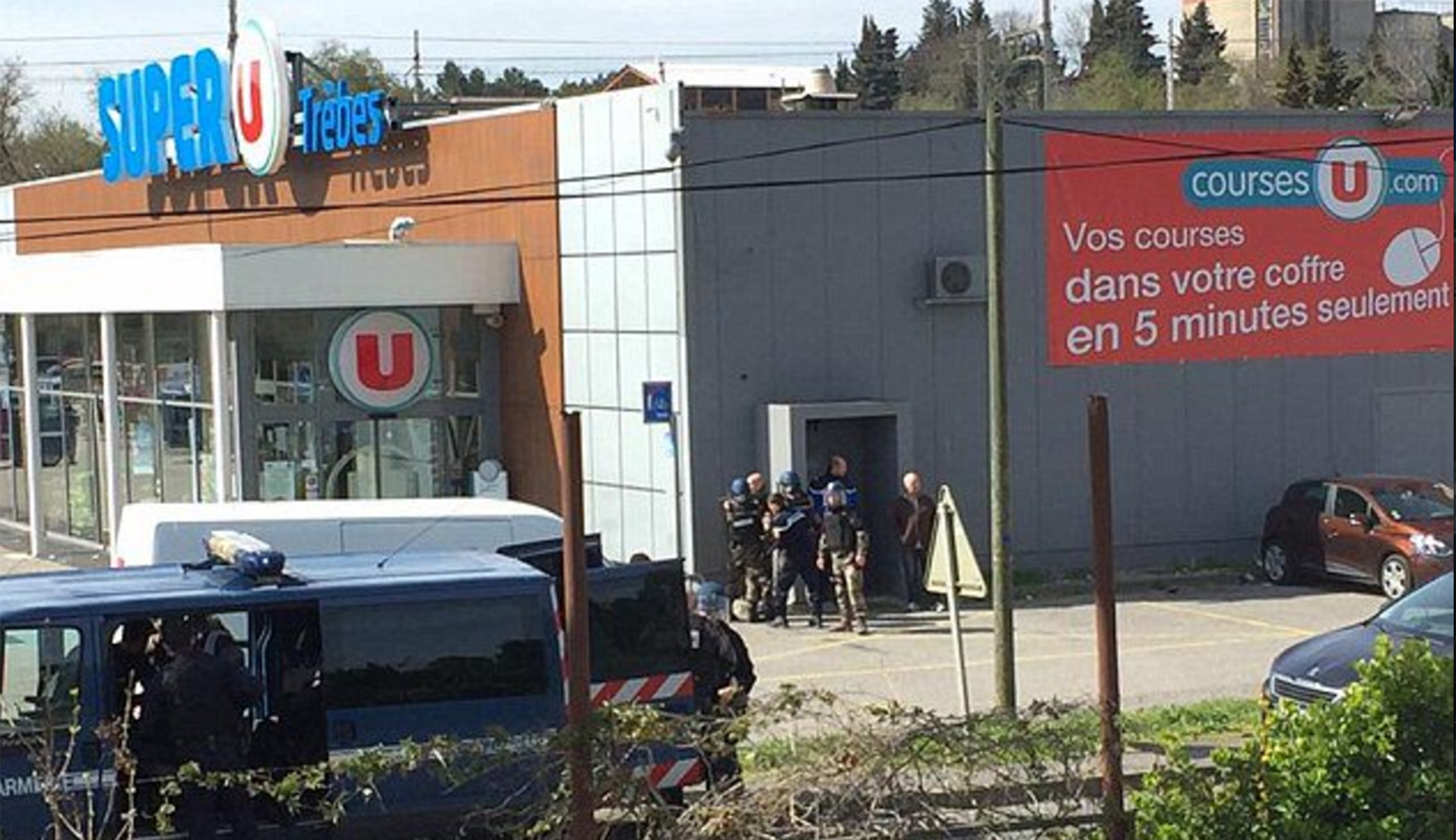 Gunman who stormed French supermarket has been shot and killed, officials say