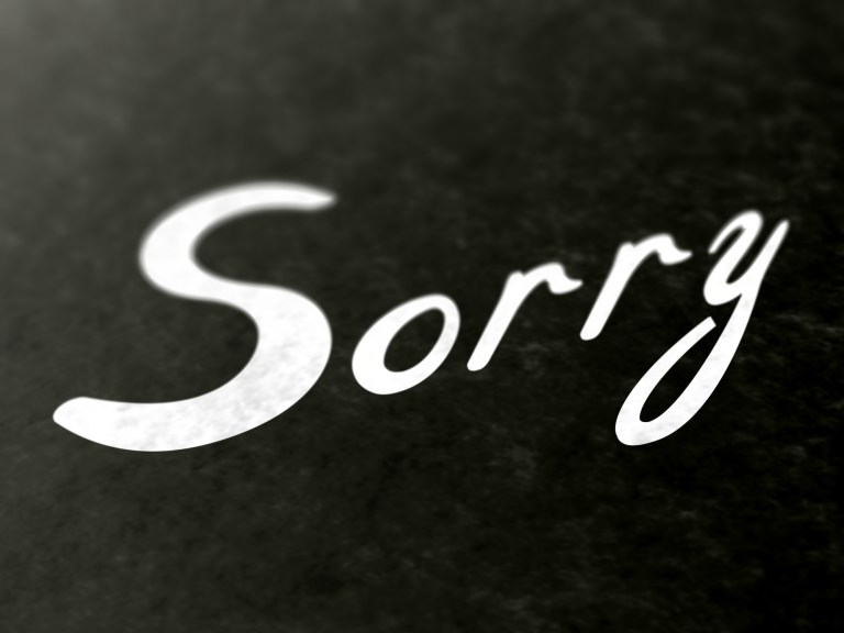 You’ve been apologizing the wrong way your whole life