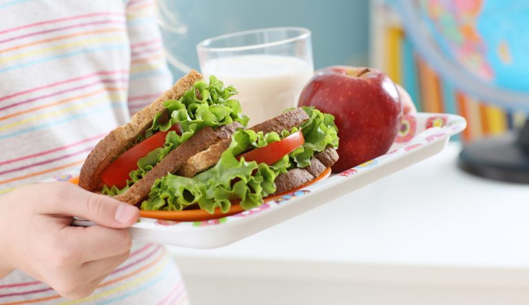 A school lunch.