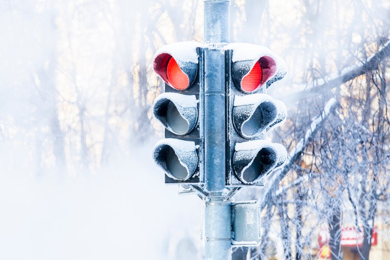 The coolest thing made in Illinois is a self-regulating traffic signal heater