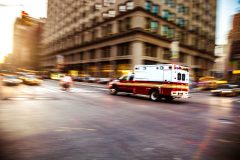 Man steals ambulance while medics treat patient, leading to police chase