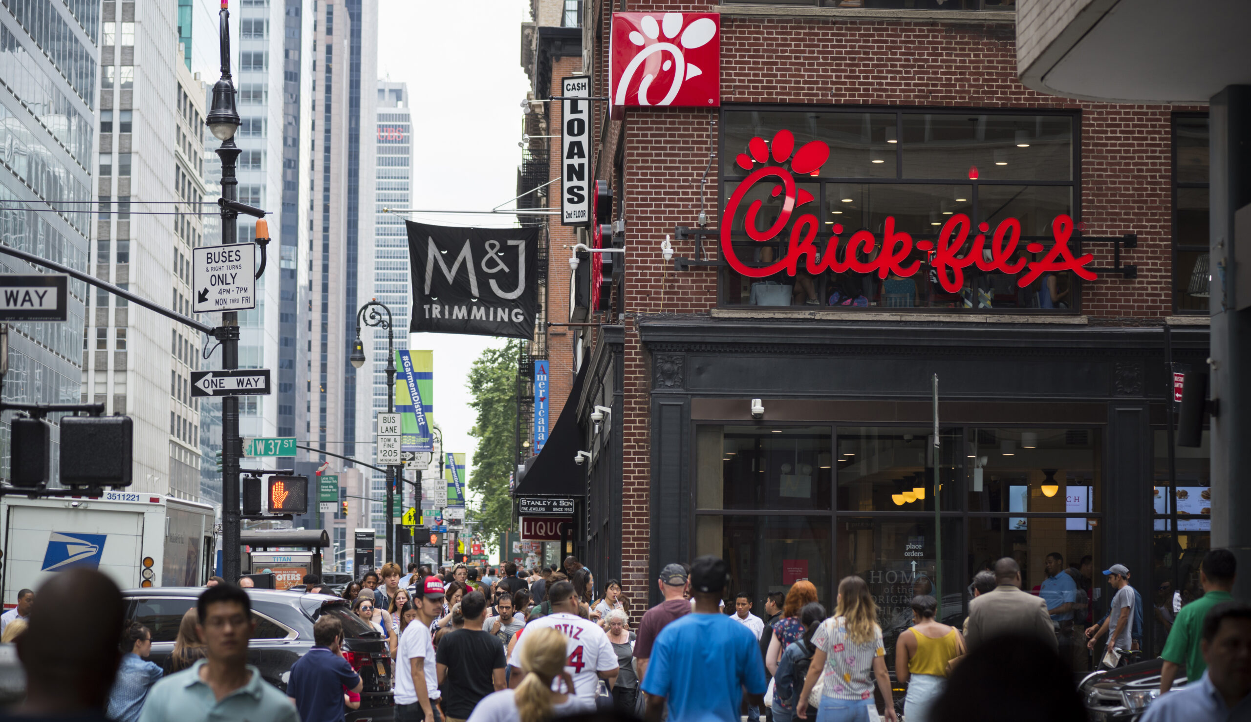 Chick-fil-A in NYC vandalized during Pride parade
