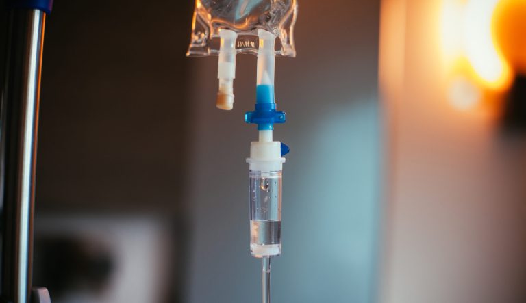 Chemo drop in hospital.