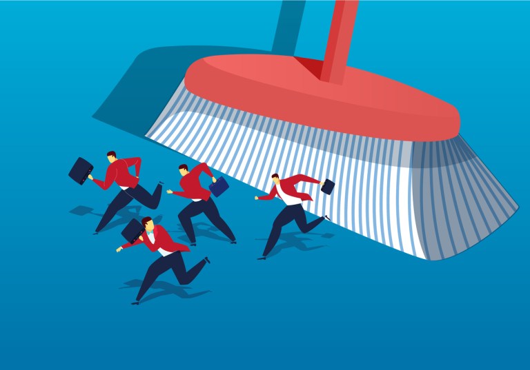 Trump tries to clean house