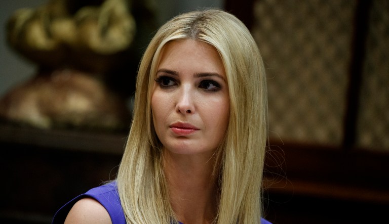Ivanka Trump listens as President Donald Trump speaks during a lunch with governors in the Roosevelt Room of the White House, Thursday, June 21, 2018, in Washington.