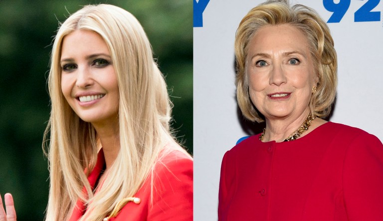 Ivanka Trump and Hillary Clinton