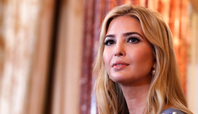 Ivanka Trump listens during a 2017 Trafficking in Persons Report ceremony at the State Department, Tuesday, June 27, 2017, in Washington.