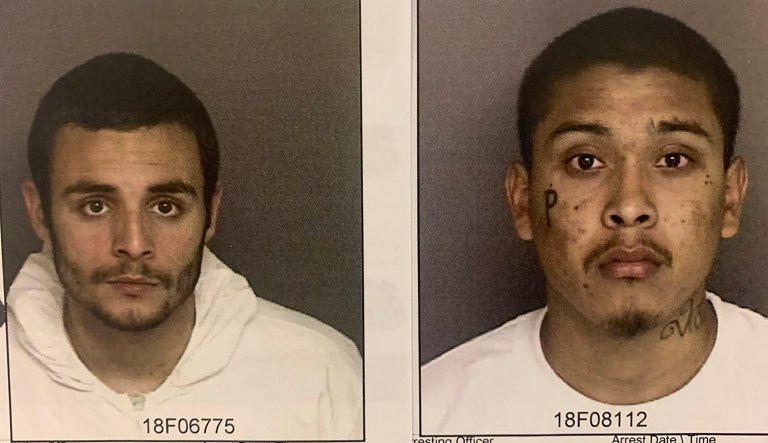These undated photos provided by the  Monterey County Sheriff's Office shows Inmates Santos Fonseca, left and Jonathan Salazar, right, who escaped from from Monterey County Jail Sunday, Nov. 3, 2019. Authorities say the two murder suspects have escaped from central Californiaâs Monterey County Jail.