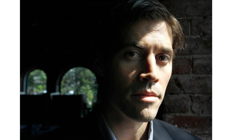 In this Friday, May 27, 2011 photo, journalist James Foley poses for a photo during an interview with The Associated Press in Boston.