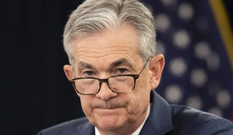 The Federal Reserve has paused hiking interest rates again as it waits for more data on inflation. Picture of Fed Chairman Jerome Powell.