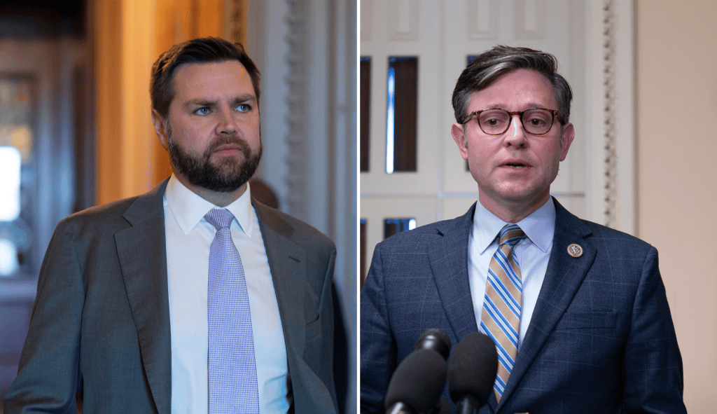 JD Vance says Mike Johnson’s flip-flop on Ukraine is ‘concerning’