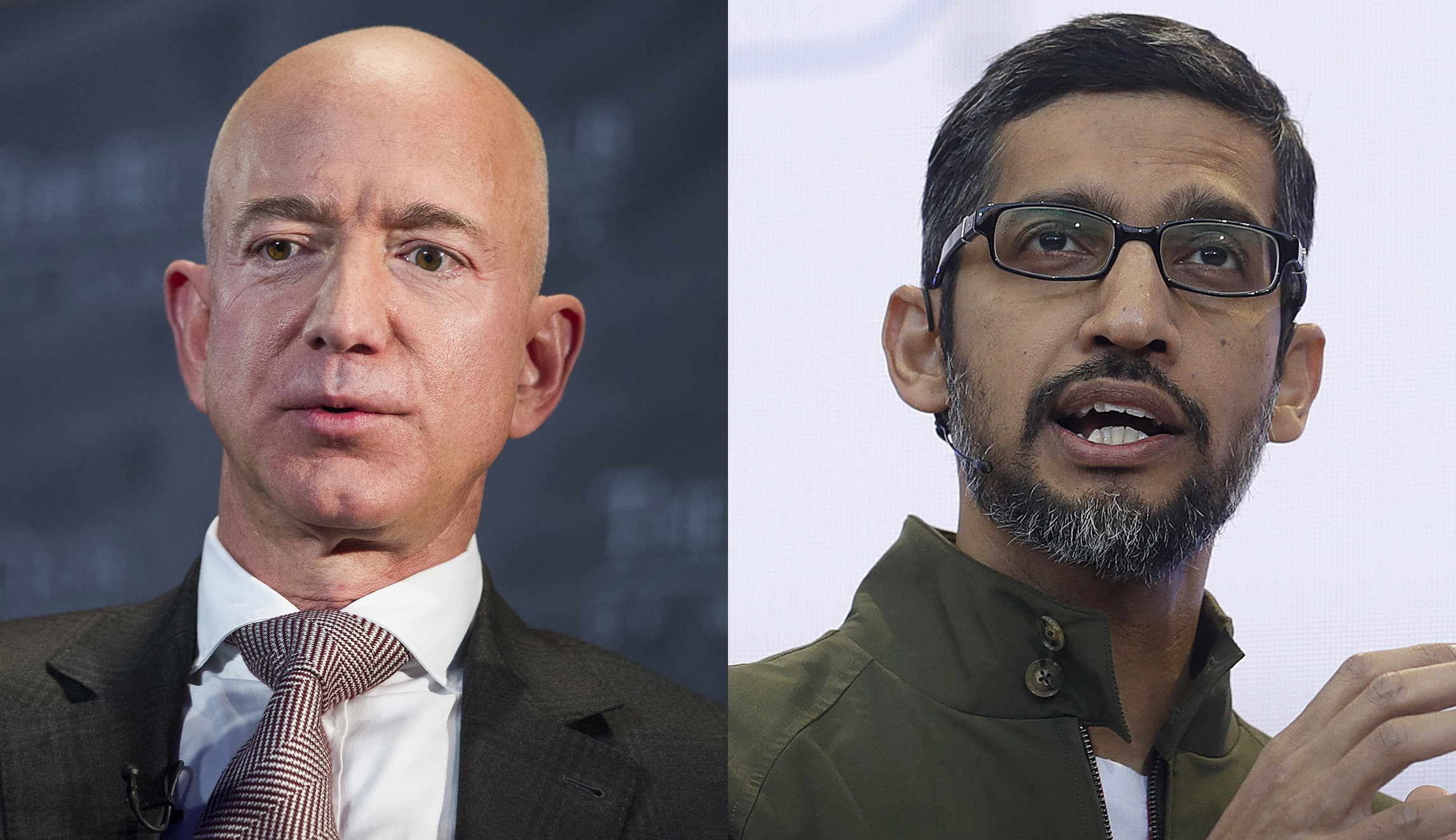 In Amazon’s Jeff Bezos and Google’s Sundar Pichai, one patriot CEO and one Chinese poodle CEO