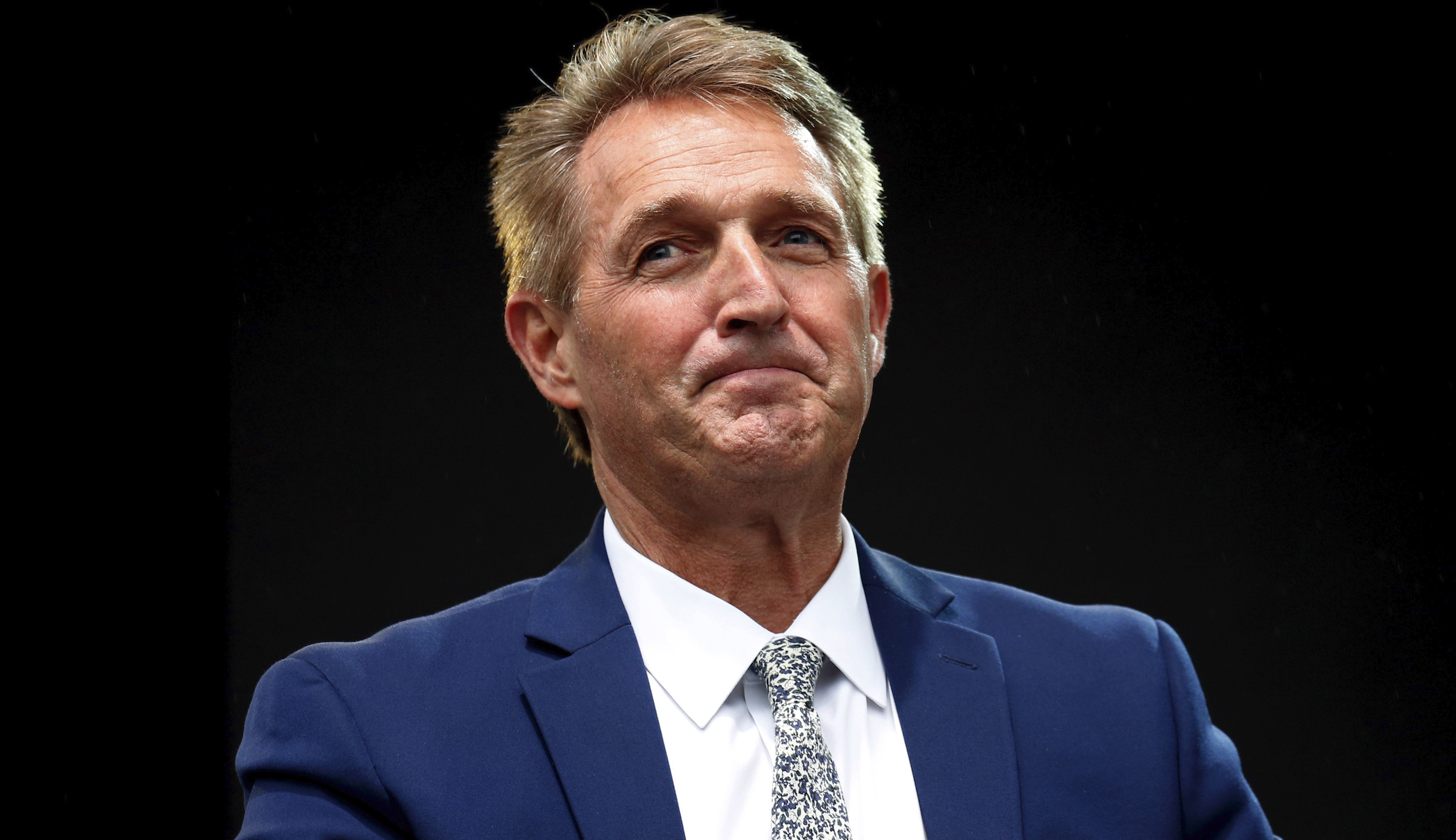 Jeff Flake tells Republicans: ‘There’s still time to save your souls’
