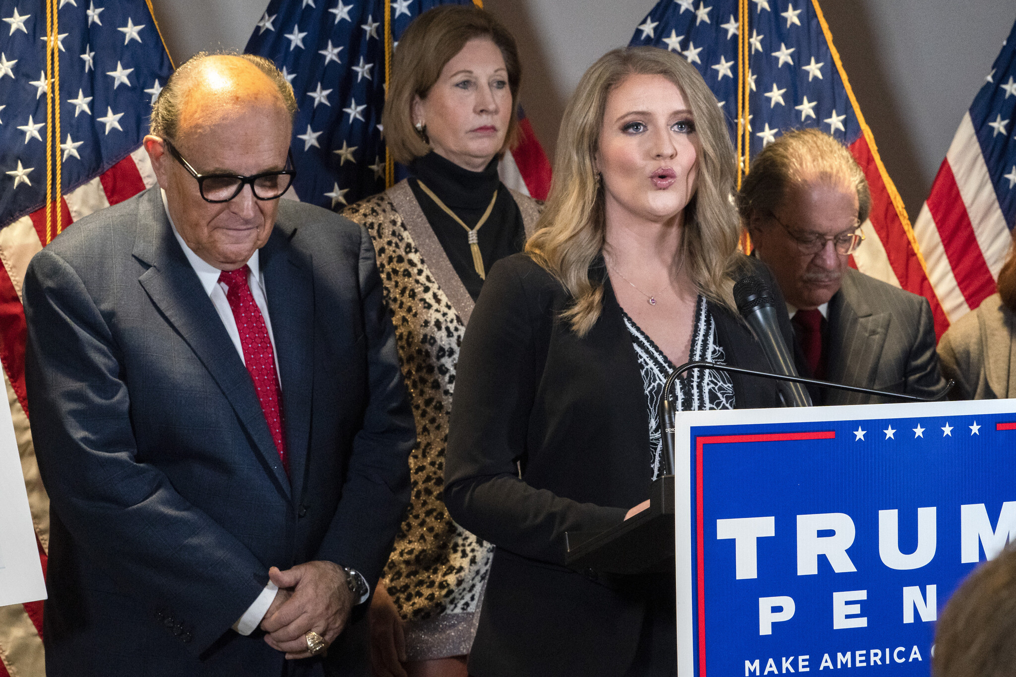 Sidney Powell, Jenna Ellis, Rudy Giuliani
