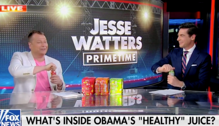 Jesse Watters slams Michelle Obama PLEZi drinks: ‘Fake Coach bag of fruit juices’