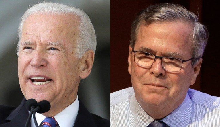 Joe Biden and Jeb Bush.