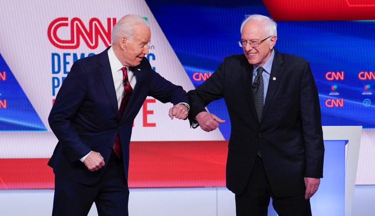 Coronavirus overshadows what is likely the last Democratic primary debate of 2020