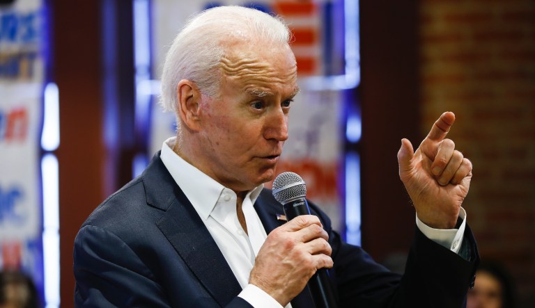 ‘Not a registered Democrat’: Biden attacks Bernie Sanders on party loyalty