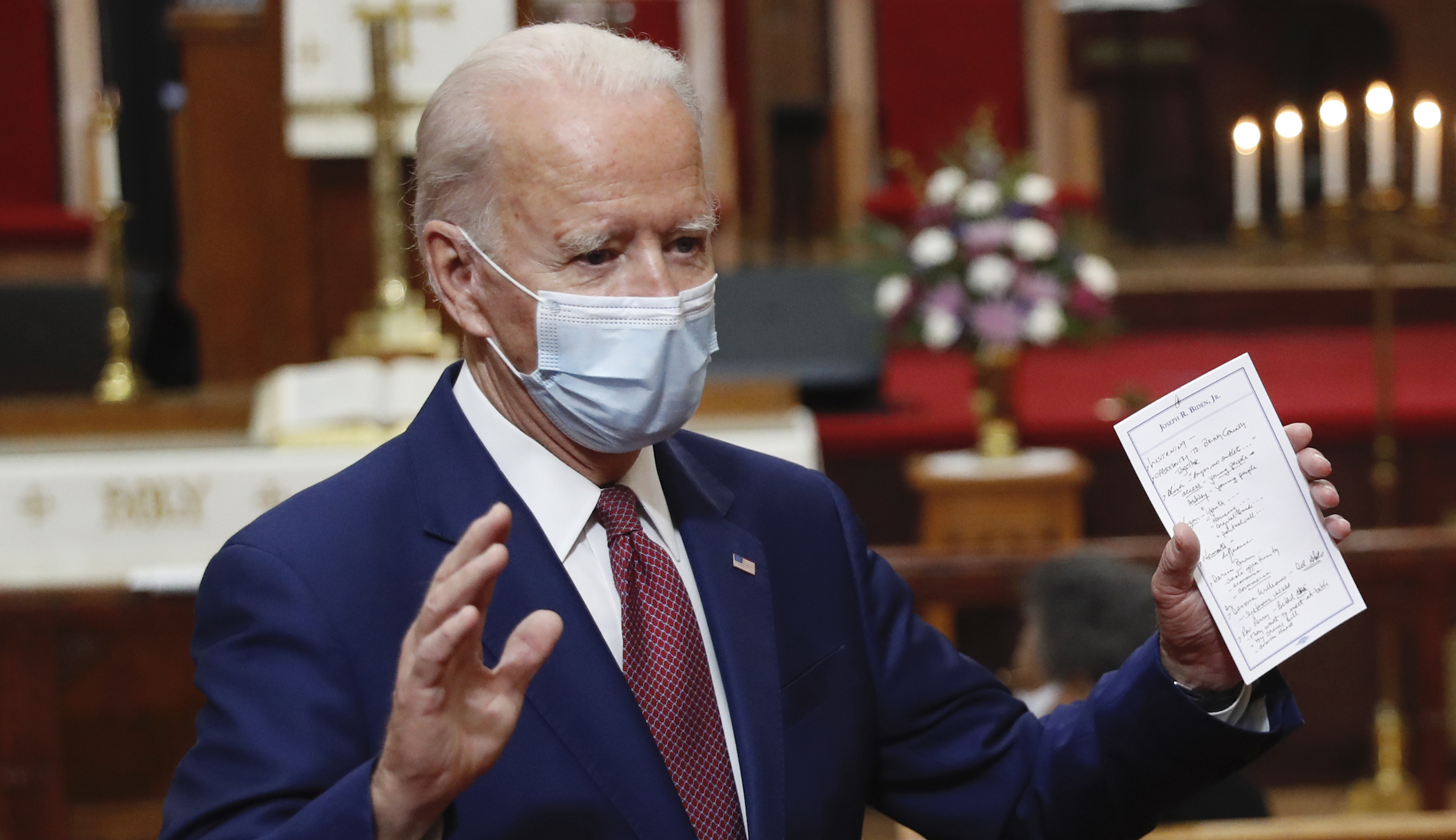 Catholics and evangelicals in battleground states swing toward Biden