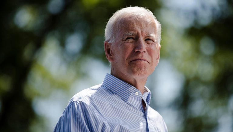 Democratic presidential candidate, former Vice President Joe Biden during a campaign rally at Eakins Oval in Philadelphia, Saturday, May 18, 2019. 