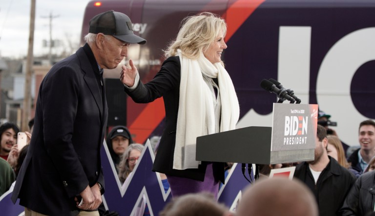 ‘You don’t have to do this, Joe’: Biden mocked for nibbling wife Jill’s finger