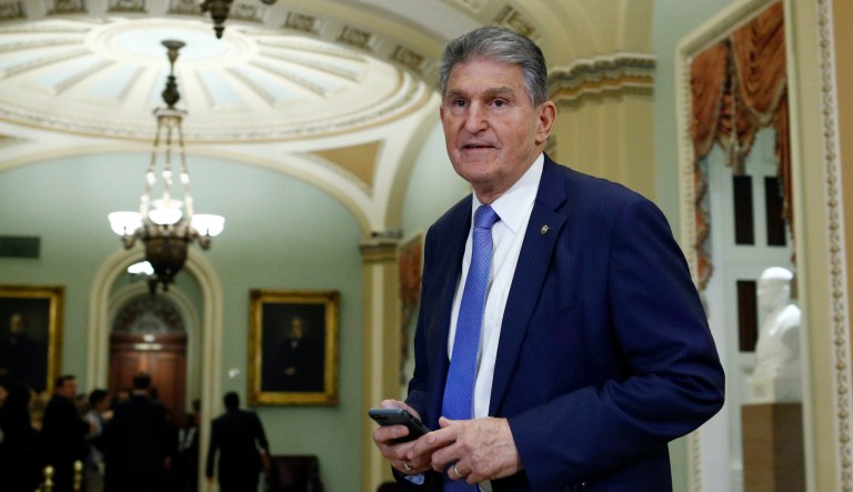 Manchin forces Democrats to hit the brakes, but he’s not in the driver’s seat