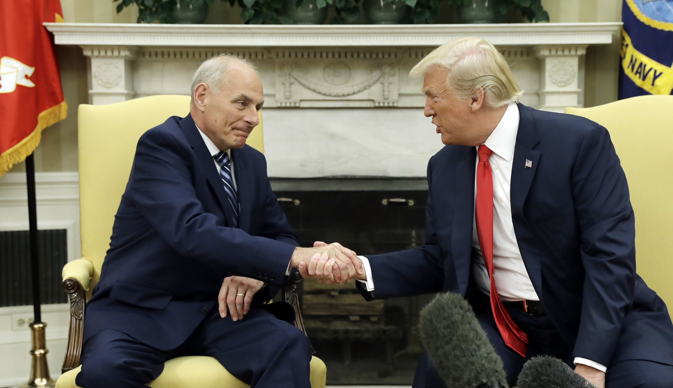 Trump praises John Kelly after Rex Tillerson gets axed