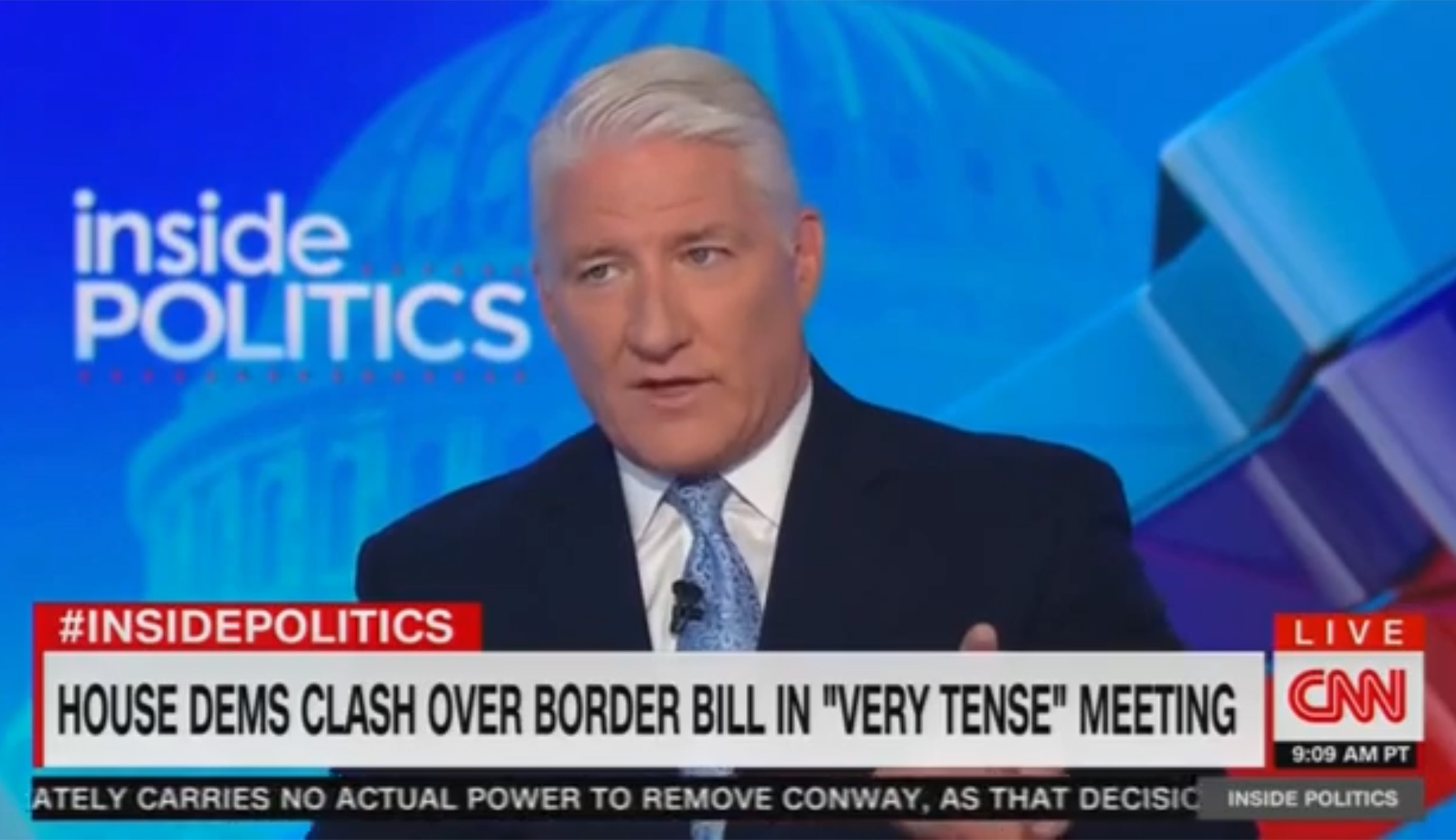 CNN anchor says border issues predate Trump